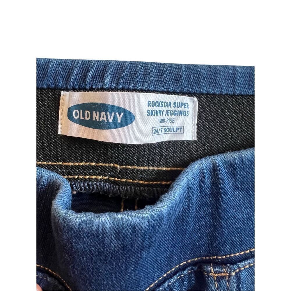 Old Navy Rockstar Jeggings Jeans size 24/7 - Picture 3 of 5